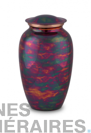 Urne funéraire en laiton 'Raku' | URNES-FUNÉRAIRES.