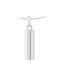 Pendentif funéraire 'Tube' en or blanc 14 carats