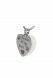 Pendentif cinéraire en acier inoxydable 'Forever in my Heart'