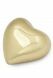 Mini-urne en laiton coeur or brillant