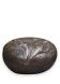 Urne funéraire en bronze « fleurs d'arum »