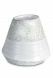 Urne pour cendres en porcelaine 'Maya' | Relief eau marine - vert