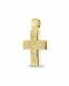 Pendentif empreinte digitale 'Croix' en or 1.8 cm