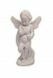Sculpture Angélique en Polystone - Statue d'un petit Ange avec trompette