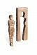 Sculpture funéraire cube féminin – décoration de tombe – 3D, libre, fixation en bas