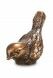 Statue commémorative d’un petit oiseau en bronze