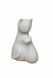 Urne-animal pour chats blanc