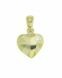 Pendentif mémoire en 14 carat or 'Cœur' avec zirconium pierre