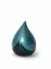 Mini urne en fibre de verre 'Aria' bleu
