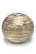 Petite Urne Funéraire en Porcelaine marron 'Sphère'