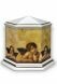 Urne Funéraire en Porcelaine blanche 'Hexagone Anges'