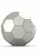 Mini-urne en acier inoxydable (inox) 'Ballon de football
