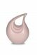 Petite urne pour cendres en aluminium 'Larme' rose
