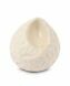 Mini urne pour cendres en céramique en forme de goutte 'Ohm' – blanc