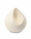 Urne funéraire en céramique en forme de goutte 'Ohm' – blanc