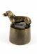 Urne Funéraire en laiton bronzé pour chien 'Teckel'