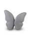 Petite urne papillon en céramique faite à la main, gris