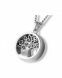 Pendentif memoire argent (925) 'Arbre de vie'