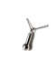 Pendentif pour cendres « Microphone » argent (925)