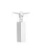 Pendentif memoire argent (925) « Tube carré »