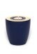 Mini urne pour cendres « Luna » avec bougeoir Saphir or