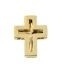 Pendentif mémoire en 14 carat or jaune « Croix ajourée