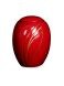 Urne en fibre de verre « Cybele » rouge