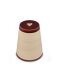 Mini-urne funéraire « Koniko » avec cœur Bordeaux rouge