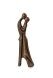Urne funéraire artistique « Love and Faith » | bronze et gris argent