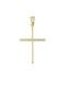 Pendentif mémoire en 14 carat or « Croix »