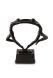 Sculpture mini-urne en bronze « Seul mais pas solitaire »