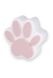Urne pour animal 'Impronta' avec empreinte de patte rose