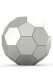 Mini-urne en acier inoxydable (inox) « Ballon de football »