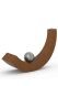 Urne en acier corten « Cours de la vie »