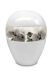 Urne funéraire en porcelaine « Orchidées »
