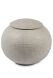 Urne cinéraire en porcelaine « Sfera » beige foncé