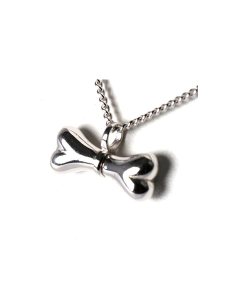 Pendentif pour cendres « Os de chien » argent (925)