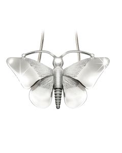 Bijou Cendres Pendentif en Argent « Papillon » (Avec Collier 45CM)