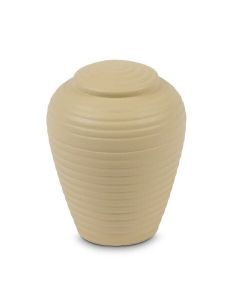 Mini urne funéraire en céramique « Art for Eternity » beige