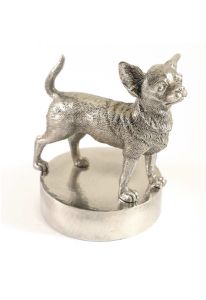 Chihuahua urne Étain