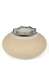 Chandelier urne-animal avec empreinte de patte