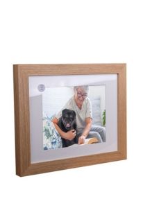 Urne-animal cadre photo (dimensions différentes) chêne