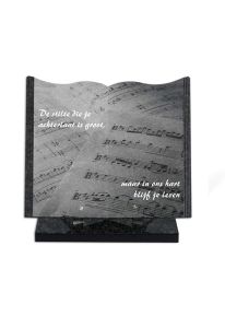 Plaque commémorative avec gravure laser « Livre »