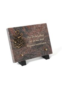 Plaque commémorative « Fleurs »
