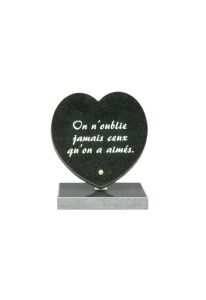 Plaque commémorative debout « Cœur »