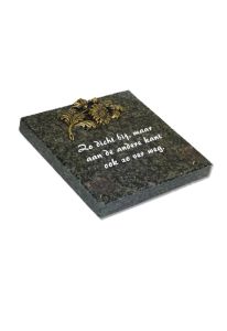 Plaque commémorative carré « Tournesol »