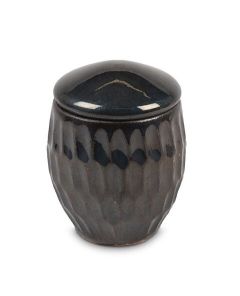 Mini urne pour cendres en céramique - Bronze