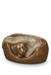 Urne-animal « Chien dormant »