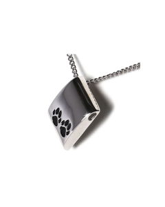 Pendentif funéraire 'Pattes du chien' argent (925)