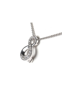 Pendentif cendres 'Infini' argent (925)